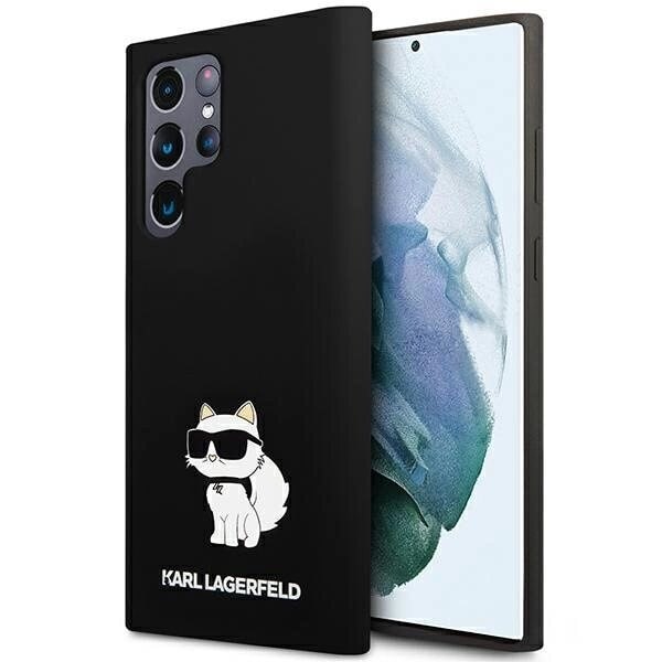KARL LAGERFELD SILIKONE CHOUPETTE ETUI TIL SAMSUNG GALAXY S24 ULTRA - SORT