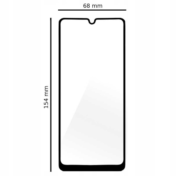 Spacecase 5D Härdat Glas För Samsung Galaxy A31 Skyddsfolie