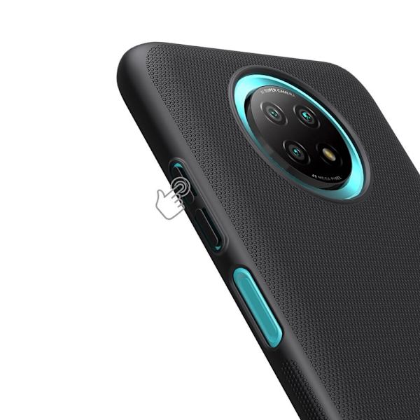 Nillkin Super Frosted Shield forsterket deksel + stativ for Xiaomi Redmi Note 9T 5G Black