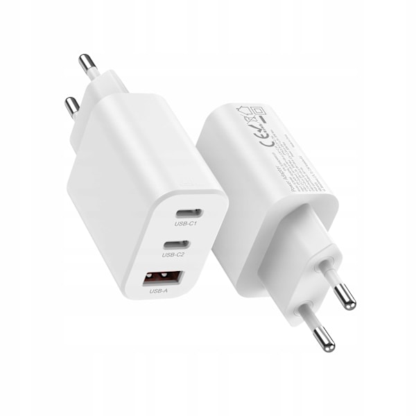 Rymdfall Usb Laddare 30W Piston För Telefon Typ C Vit Sc004W