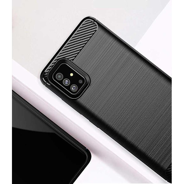 Spacecase Kolhäll För Samsung Galaxy A51 Svart