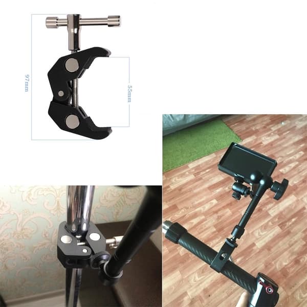 KLEMMEHOLDER TIL KAMERA, KAMERA, MIKROFON