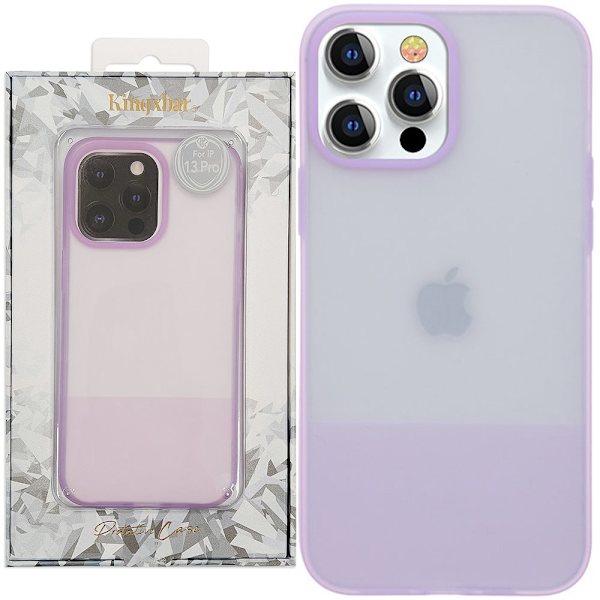KINGXBAR CASE CASE COVER COVER TIL IPHONE 13 PRO MAX LILLA