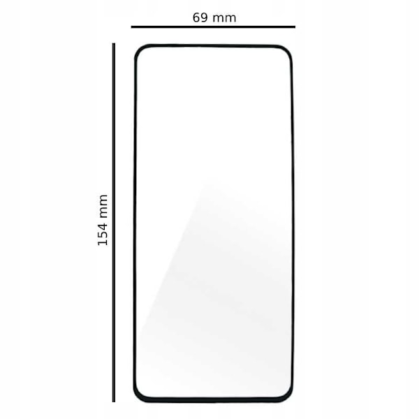 Spacecase 5D Härdat Glas För Oneplus 8T Skyddsfilm
