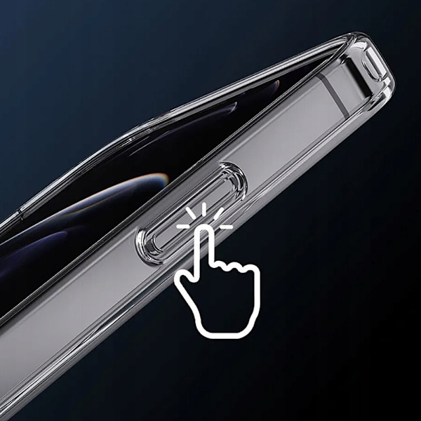 CO2 MAGNETIC CLEAR FODRAL FÖRSTÄRKAT MAGSAFE IPHONE 15 PRO MAX