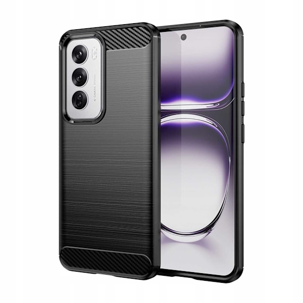 Spacecase Carbon Case Till Oppo Reno 12 5G Svart Skydd