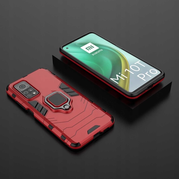 Spacecase X-Ring Fodral För Xiaomi Mi 10T 10T Pro Red
