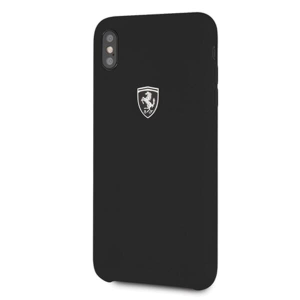 FERRARI SILIKONE OFF TRACK ETUI TIL IPHONE XS MAX - SORT