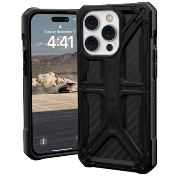 UAG Monarch - beskyttelsesdeksel for iPhone 14 Pro (karbonfiber)