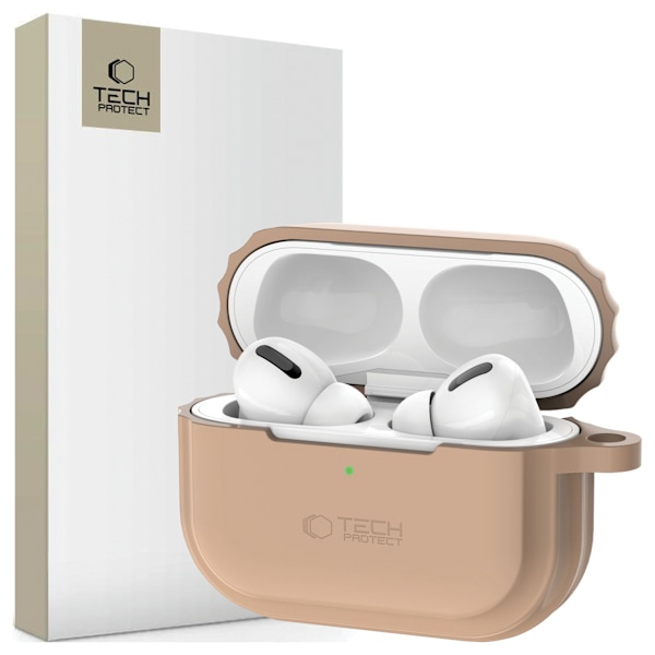 TECH-PROTECT SILIKONE ROPE APPLE AIRPODS PRO 1/2 CAFFE LATTE