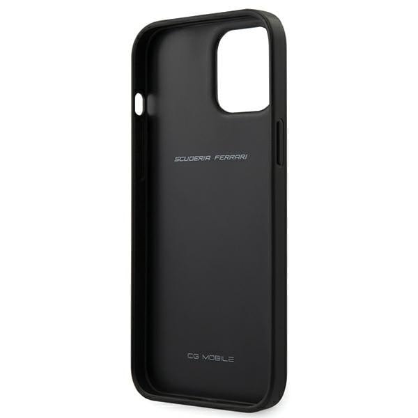 FERRARI OFF TRACK PERFORERET ETUI TIL IPHONE 12 PRO MAX - SORT