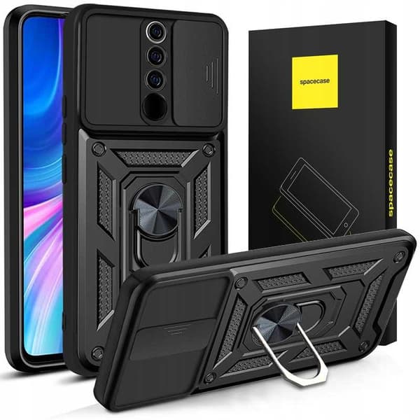 Spacecase Case Cover Till Xiaomi Redmi Note 8 Pro Black