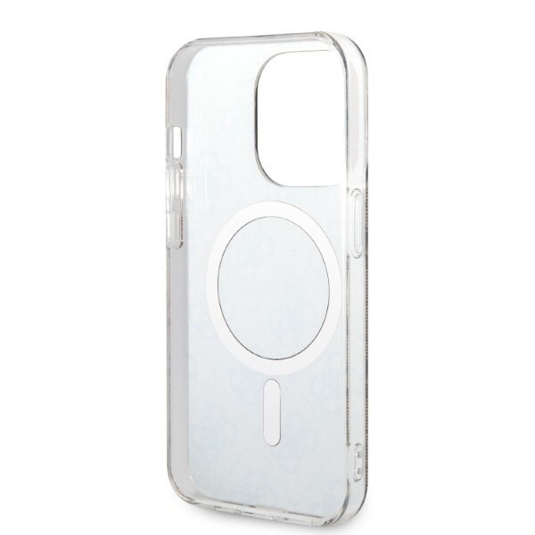 Sett Guess GUBPP14XH4EACSW Deksel+ Lader iPhone 14 Pro Max 6.7 brun/brunt hardt deksel 4G Print MagSafe