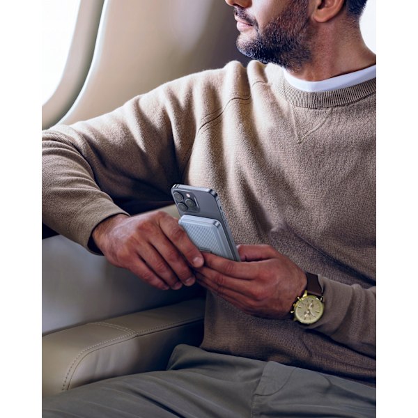 INNOSTYLE POWERSWITCH SNABB INDUKTION POWERBANK FÖR MAGSAFE 10000MAH STATIV BLÅ