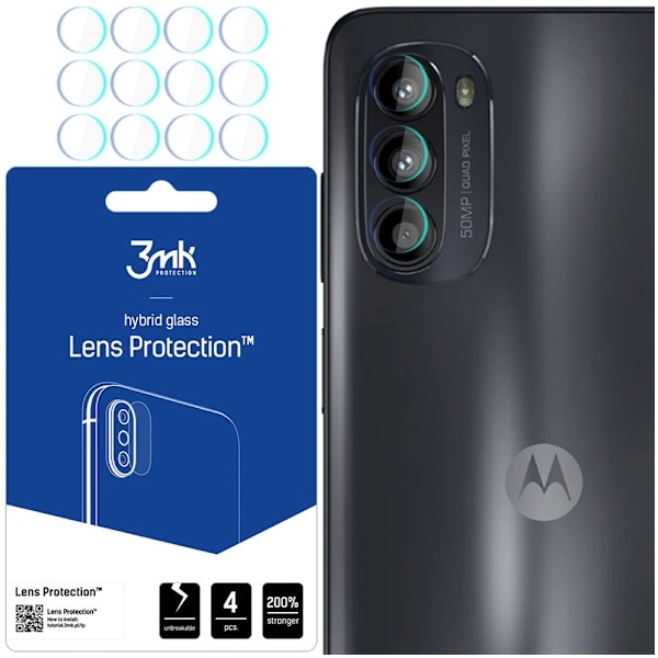 3MK LENS PROTECTION HYBRID KAMERAGLAS TIL MOTOROLA MOTO G52