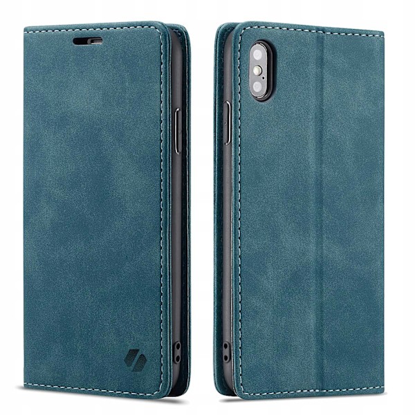 Spacecase Case Plånbok För Iphone X Xs Blå