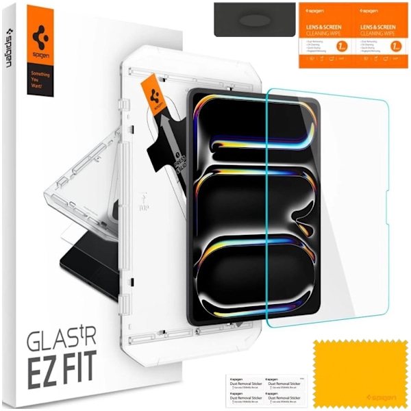 HÆRDET GLAS SPIGEN GLAS.TR "EZ FIT" IPAD AIR 13 2024 CLEAR