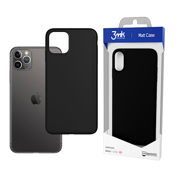 APPLE IPHONE 11 PRO MAX - 3MK MATT CASE BLACK