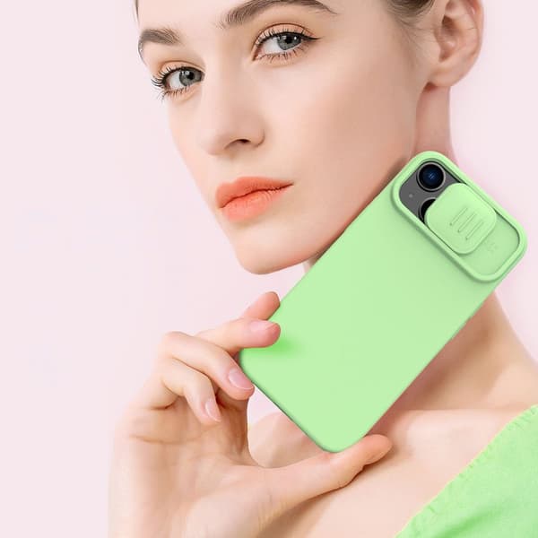 NILLKIN CASE COVER MED MAGSAFE TIL IPHONE 14+ GRØN