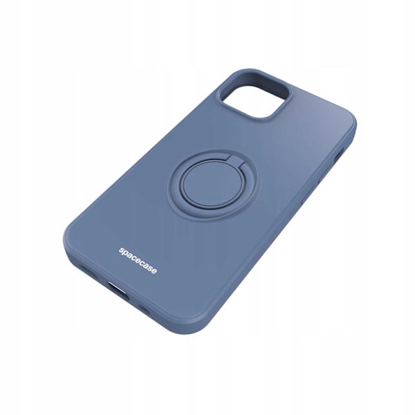 Spacecase Silikon Ringfodral För Iphone 13 Mini Blåt Skydd