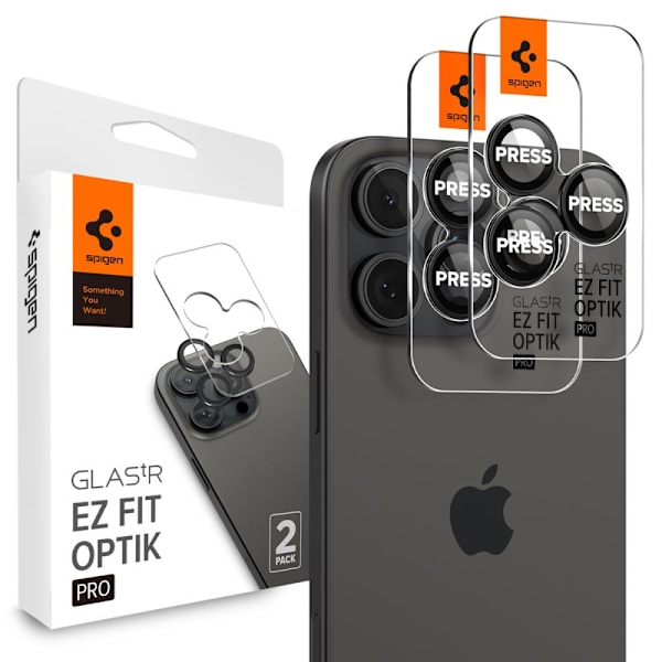 CAMERA COVER SPIGEN OPTIK.TR ”EZ FIT” CAMERA PROTECTOR 2-PACK IPHONE 14 PRO / 14 PRO MAX SORT