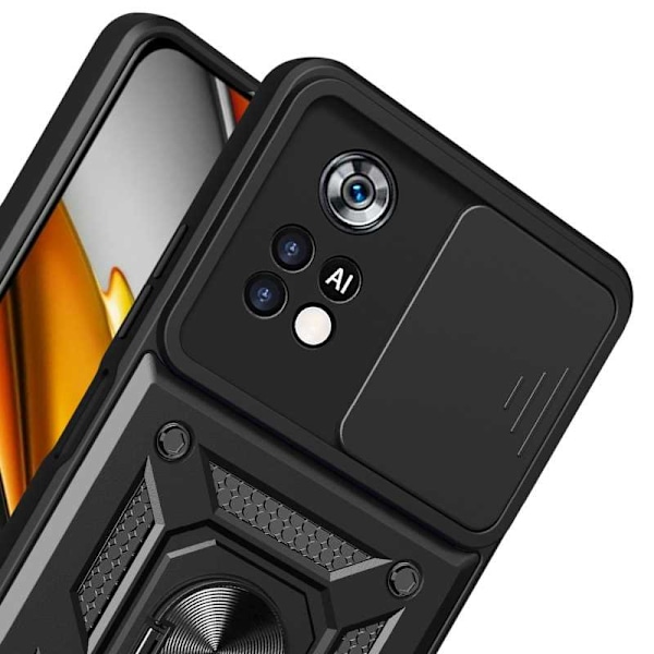 Spacecase Case Cover För Poco M4 Pro 4G Svart Skydd
