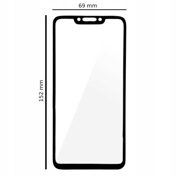 Spacecase 5D Härdat Glas För Huawei Mate 20 Lite Helt Glas