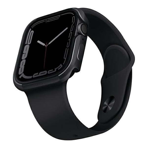 UNIQ veske Valencia Apple Watch Series 4/5/6/7/8/SE/SE2 45/44mm. grafitt/grafitt