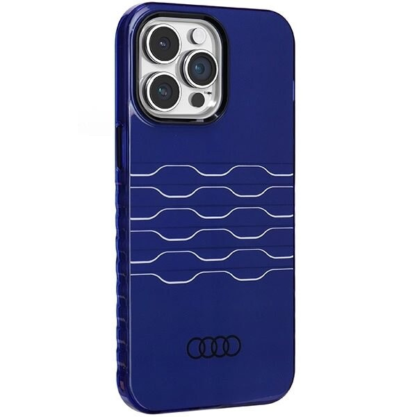 AUDI IML MAGSAFE ETUI TIL IPHONE 14 PRO MAX - BLÅ