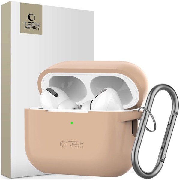 TECH-PROTECT SILIKONE KROG APPLE AIRPODS PRO 1/2 CAFFE LATTE