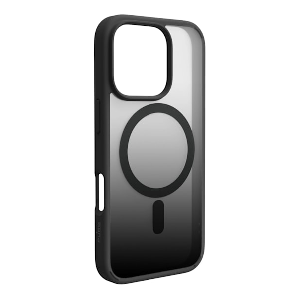 PURO GRADIENT MAGSAFE SILIKONE ETUI TIL IPHONE 16 PRO - SORT