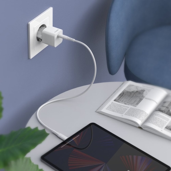CHOETECH HURTIG NETVÆRKSLADER LILLE, HANDY, HOLDBAR 20W USB TYPE C