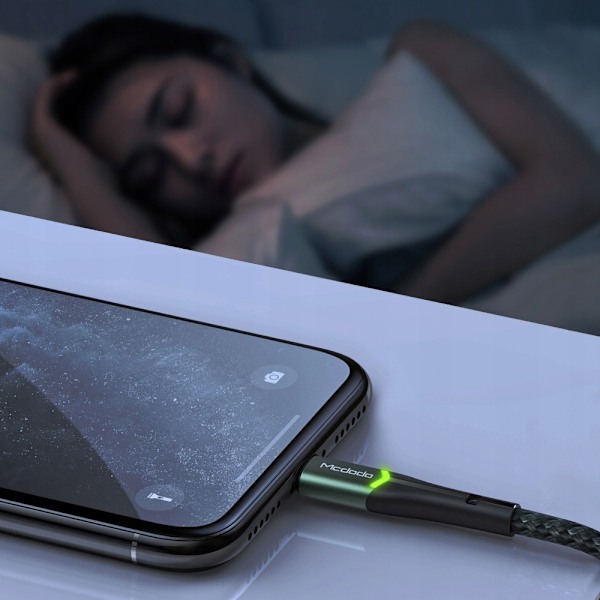 MCDODO USB-C SNABBLADDNINGSKABEL FÖR SAMSUNG USB-LADDARE TYP C LED 1M