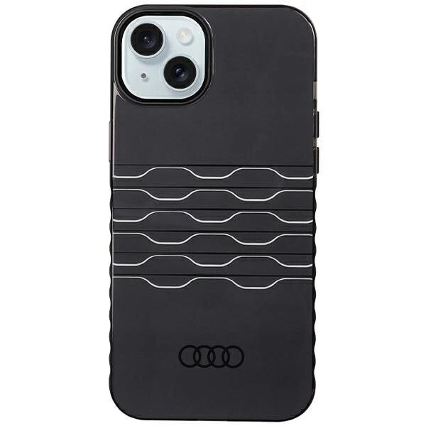 AUDI IML MAGSAFE ETUI TIL IPHONE 15 PLUS / 14 PLUS - SORT
