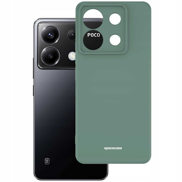 Spacecase Silikonecase Poco X6 Rm Note 13 Pro 5G Mörk