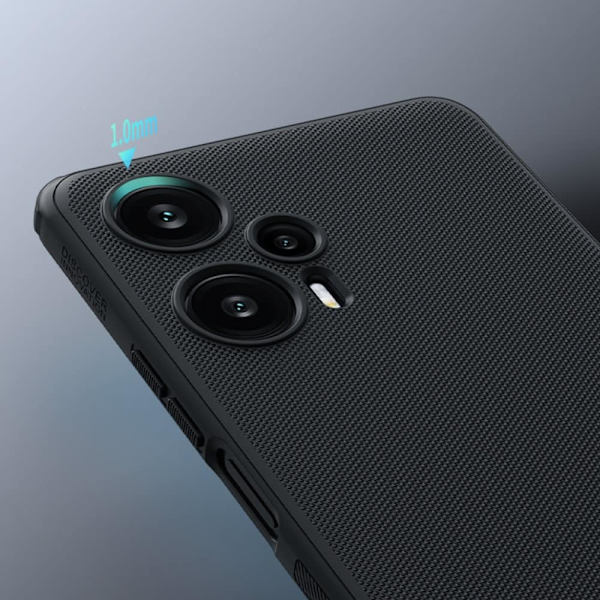 Xiaomi Redmi Note 12 Turbo / Xiaomi Poco F5 Armored Case Nillkin Super Frosted Shield Pro Armored Cover - svart
