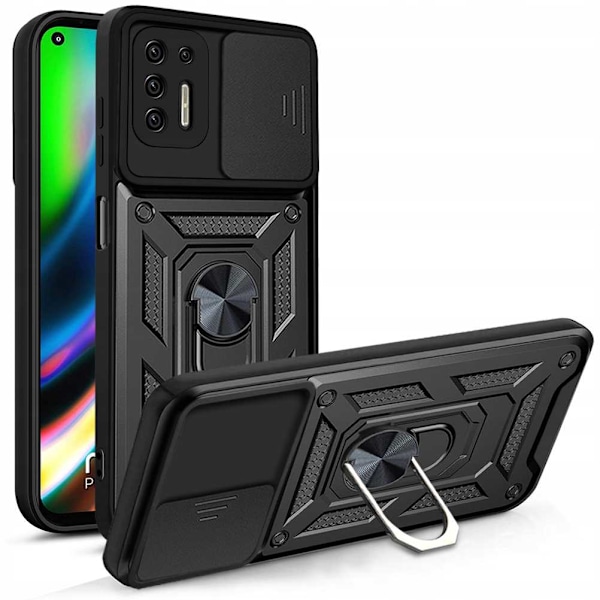 Spacecase Case Cover För Motorola Moto G9 Plus Svart