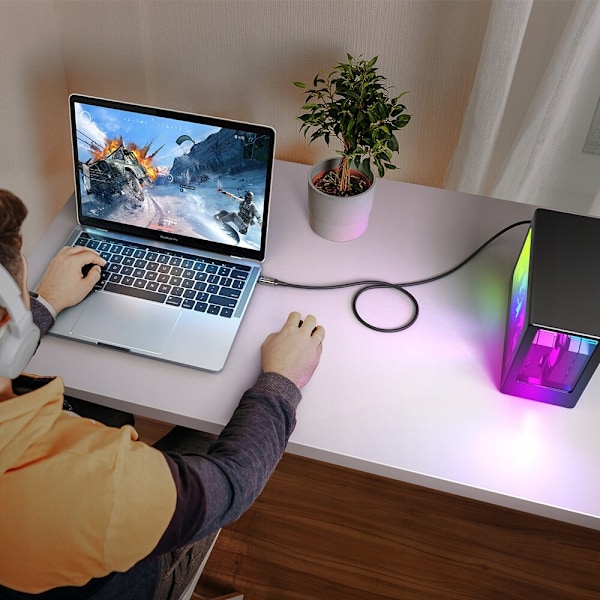 MCDODO USB-C-KABEL SNABBLADDNING THUNDERBOLT 4 40GBPS 240W USB TYPE C 1M