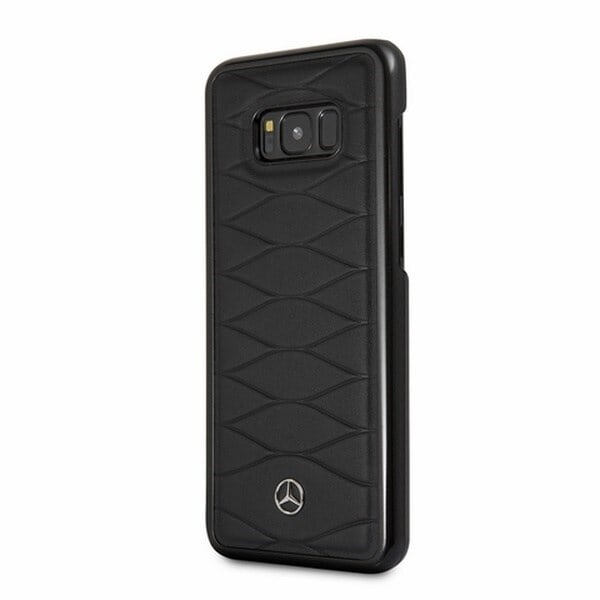 MERCEDES PATTERN LINE ETUI TIL SAMSUNG GALAXY S8 PLUS - SORT