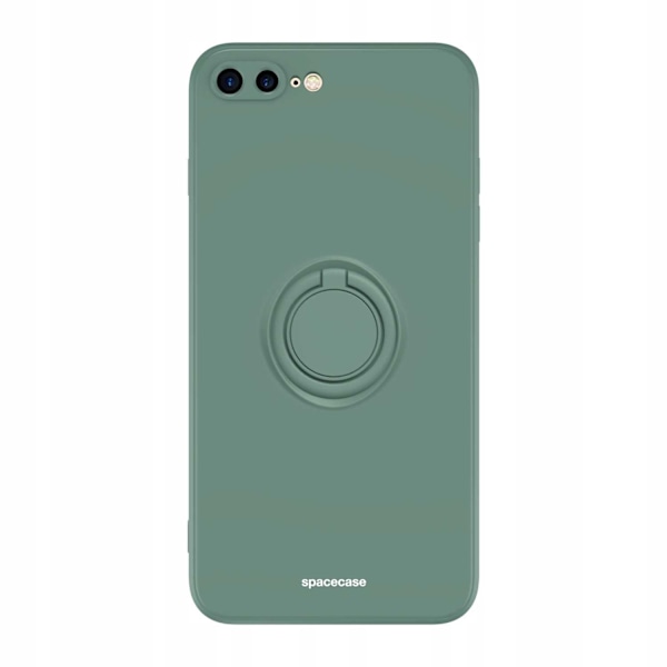Spacecase Silikonringsfodral För Iphone 7 8 Plus Mörkgrön
