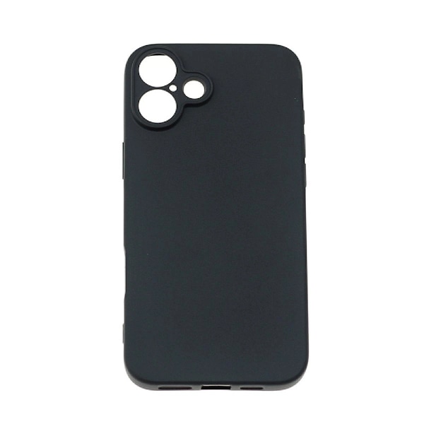 BLØDT ETUI TIL IPHONE 16 - SORT