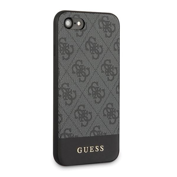 Gissa GUHCI8G4GLGR iPhone 7/8/SE 2020 /SE 2022 grå/grå hårdfodral 4G Stripe Collection
