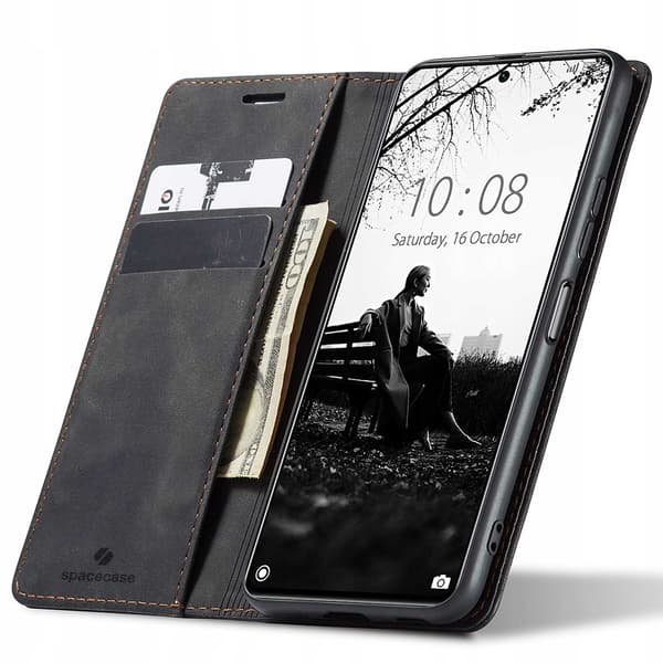 Spacecase Fodral Plånbok Galaxy Note 10 Lite Svart För Samsung