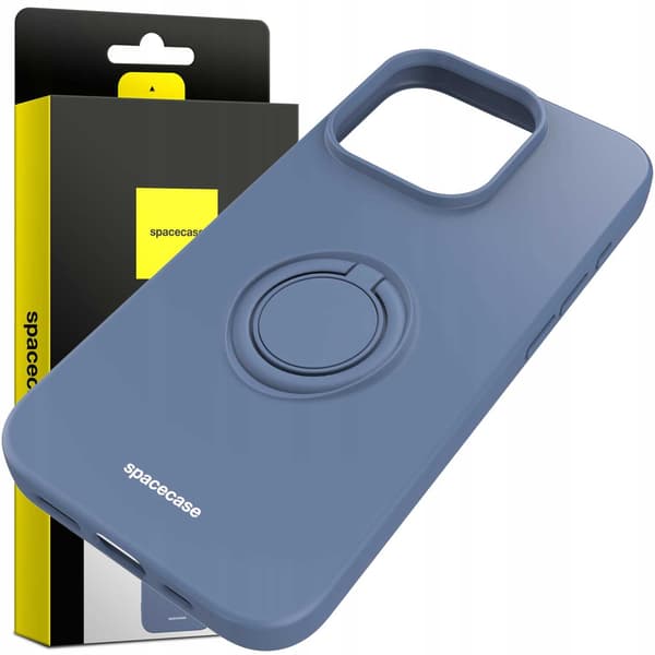 Spacecase Silikonring För Iphone 15 Pro Blue