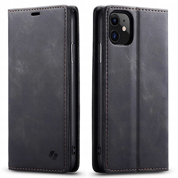 Spacecase Pålbock För Iphone 11 Skäder Skäder Svart