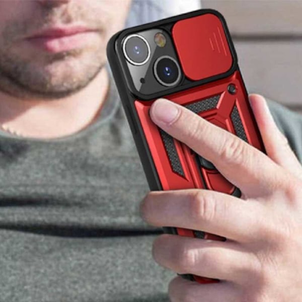 Spacecase Fodral För Iphone 13 Mini Sc Camring Röd