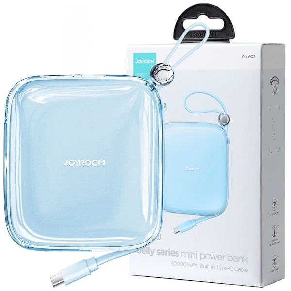 Powerbank Joyroom JR-L004 10000mAh USB-C USB-A - blå