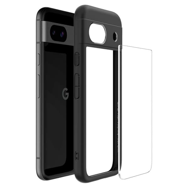 SPIGEN ULTRA HYBRID COVER TIL GOOGLE PIXEL 8A - MAT SORT