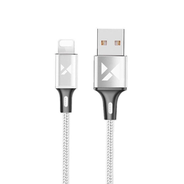 Wozinsky USB - Lightning-kabel 2,4A 1m vit (WUC-L1W)