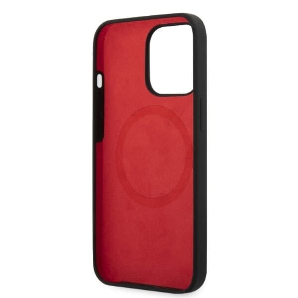 FERRARI SILIKONE MAGSAFE ETUI TIL IPHONE 13 PRO / IPHONE 13 - SORT